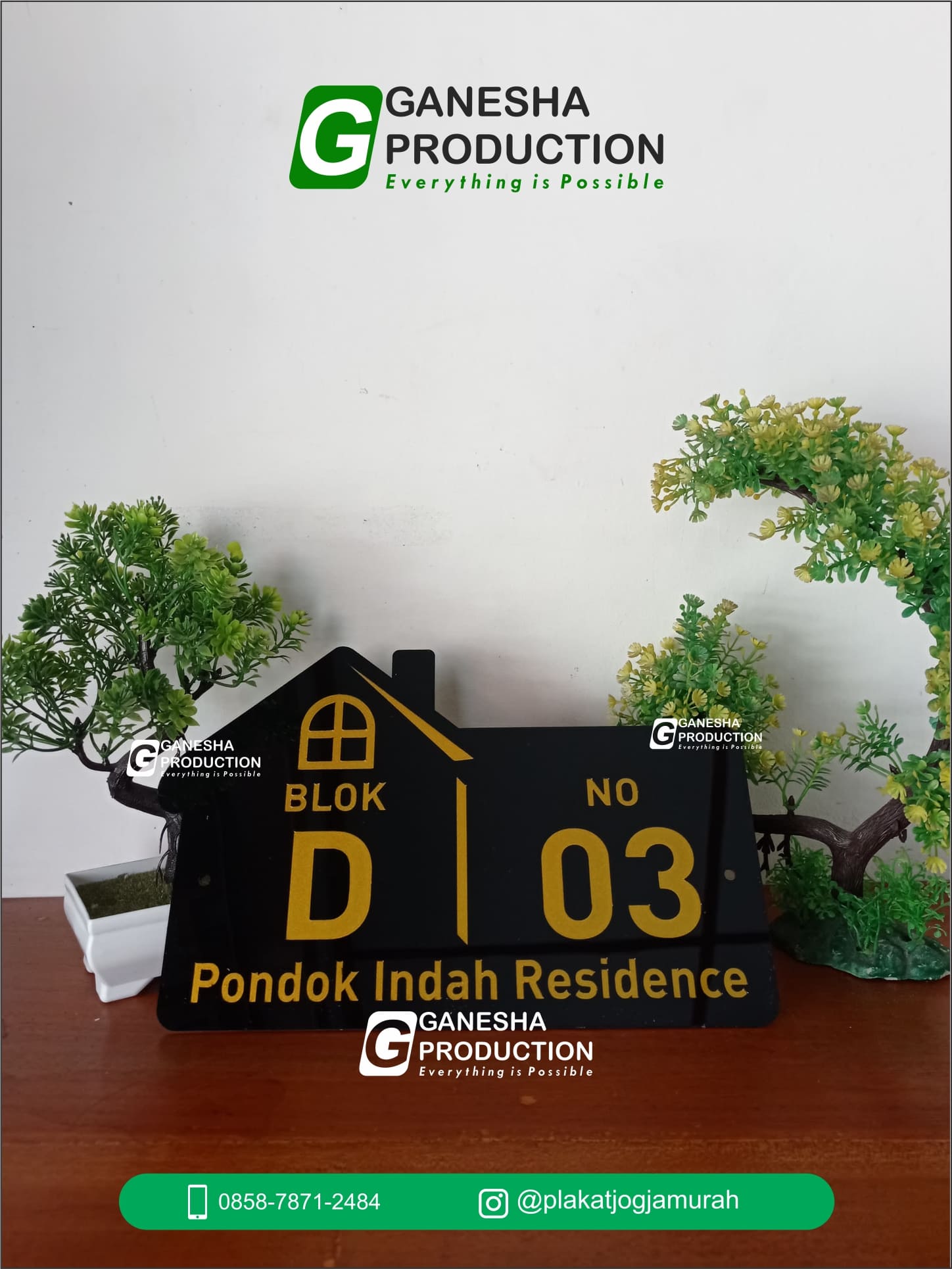 Nomor Rumah Pondok Indah Residence