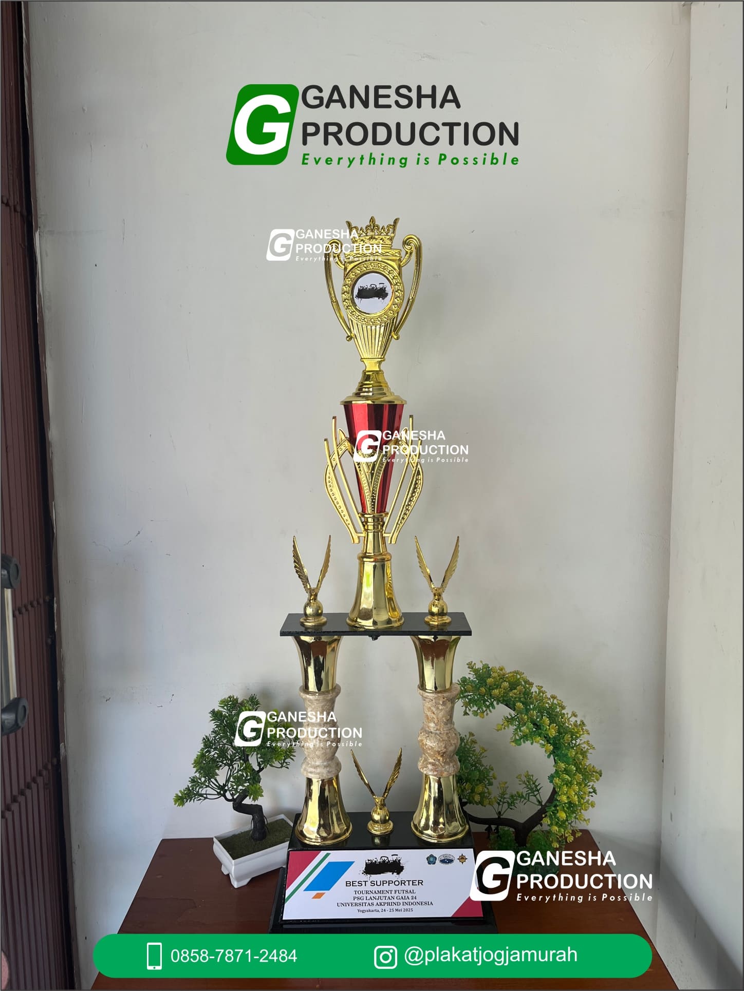 Piala Plastik Custom Universitas AKPRIND Indonesia