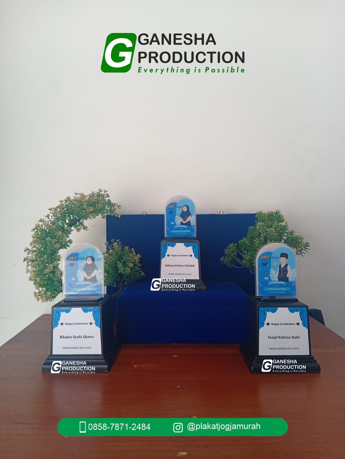PIALA WISUDA TK ABDULLAH BIN ZUBARI JOGJA
