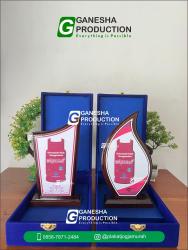 Plakat Kayu Custom Bright Gas Elegan dan Eksklusif